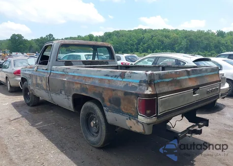 1984 Chevrolet C10 from USA, damaged, VIN 1GCDC14H5EF350596